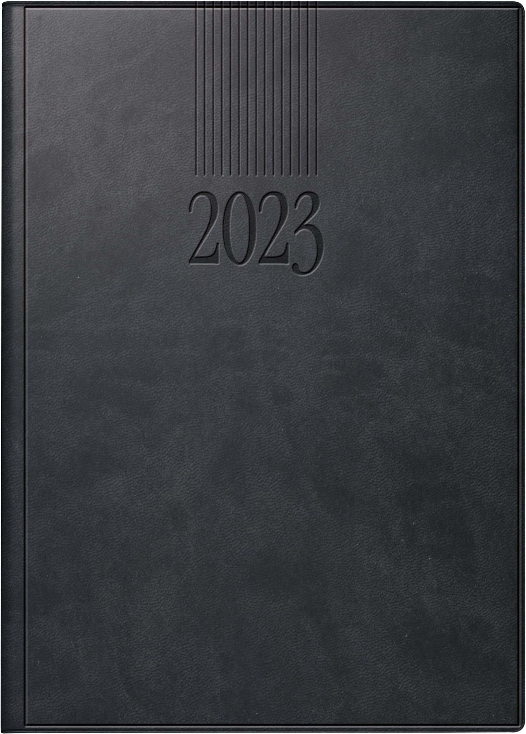 rido/idé Roma 1 2023 Daily Calendar Desk Planner Yearly Planner Sheet Size 14.2 x 20 cm Black