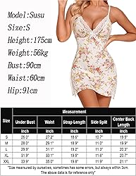 Avidlove Printed Nightgown Baby Doll Nighty for