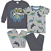 Gerber Baby Boys' Toddler Snug Fit 4-Piece Pajama Set