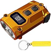 Nitecore TINI 3 Intelligent Multiple Color Temperatures 600 Lumen Keychain Light Rechargeable EDC Flashlight Tag (Orange)