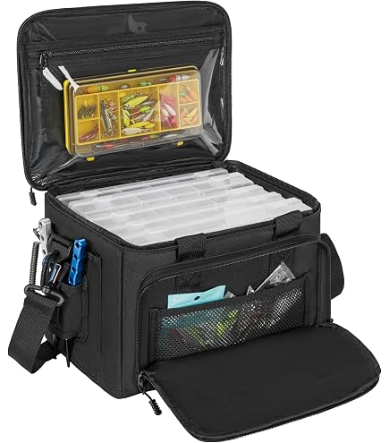 field and stream soft tackle box DSLEAF Waterproof Bag, Fishing Tackle Storage Bag, Bag Only The Drawtite latch and Bream Blades Kayak Model:Big Fish 120 (Not compatible with PDL model) BDAA Adapted Equipment