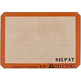 Silpat AE420295-07 Premium Non-Stick Silicone Baking Mat, Half Sheet Size, 11-5/8" x 16-1/2"