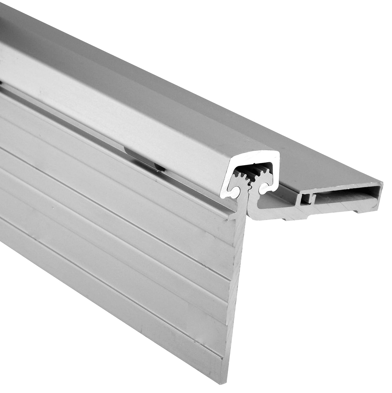 Pemko Standard Duty Half Surface Hinge, Clear Anodized Aluminum, 83"L
