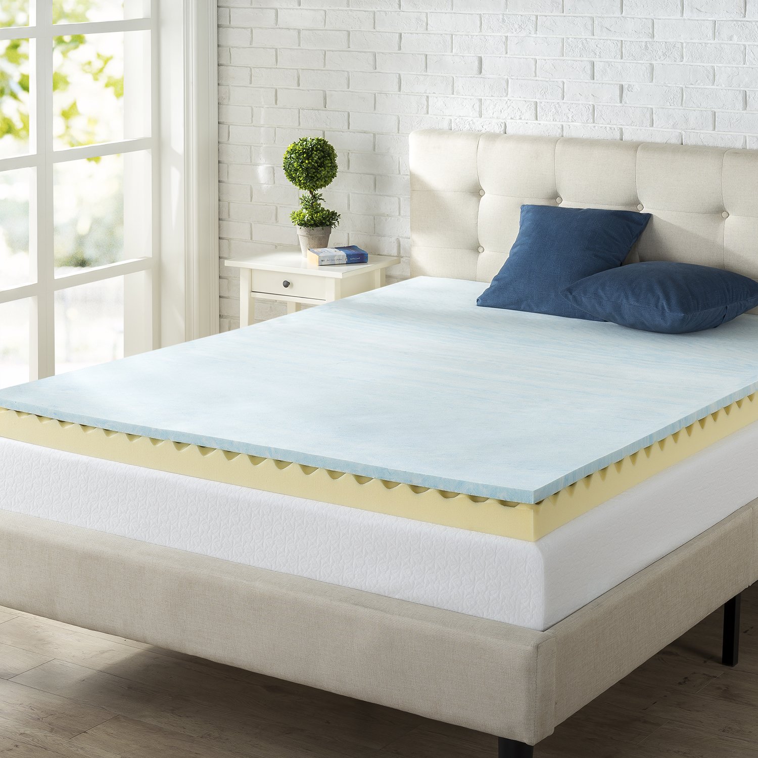 Best 4 gel memory foam mattress topper queen