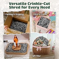 CrinklePak 1LB USA Made Gray Crinkle Paper Filler