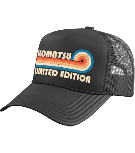 Komatsu Hat 2223 - Embroidered Adjustable Construction Equipment