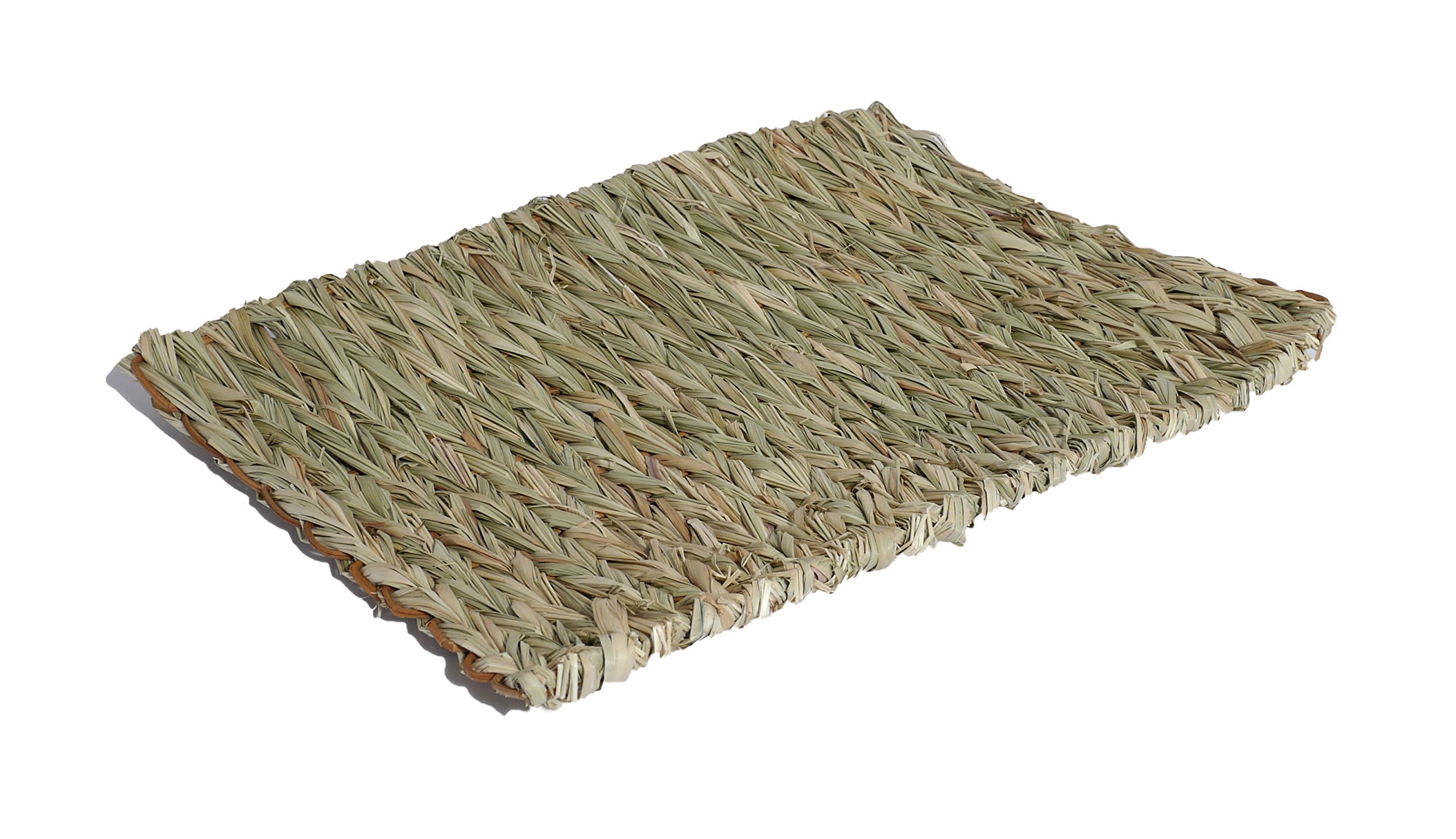 Rosewood Naturals Chill 'n' Scratch Mat XL, Small Animal Bed, Shelf Liner and Chew Toy, Natural Materials Hand Woven for Rabbits, Guinea Pigs, Ferrets, Chinchillas, Degus and Rats, 38.5cm x 29cm