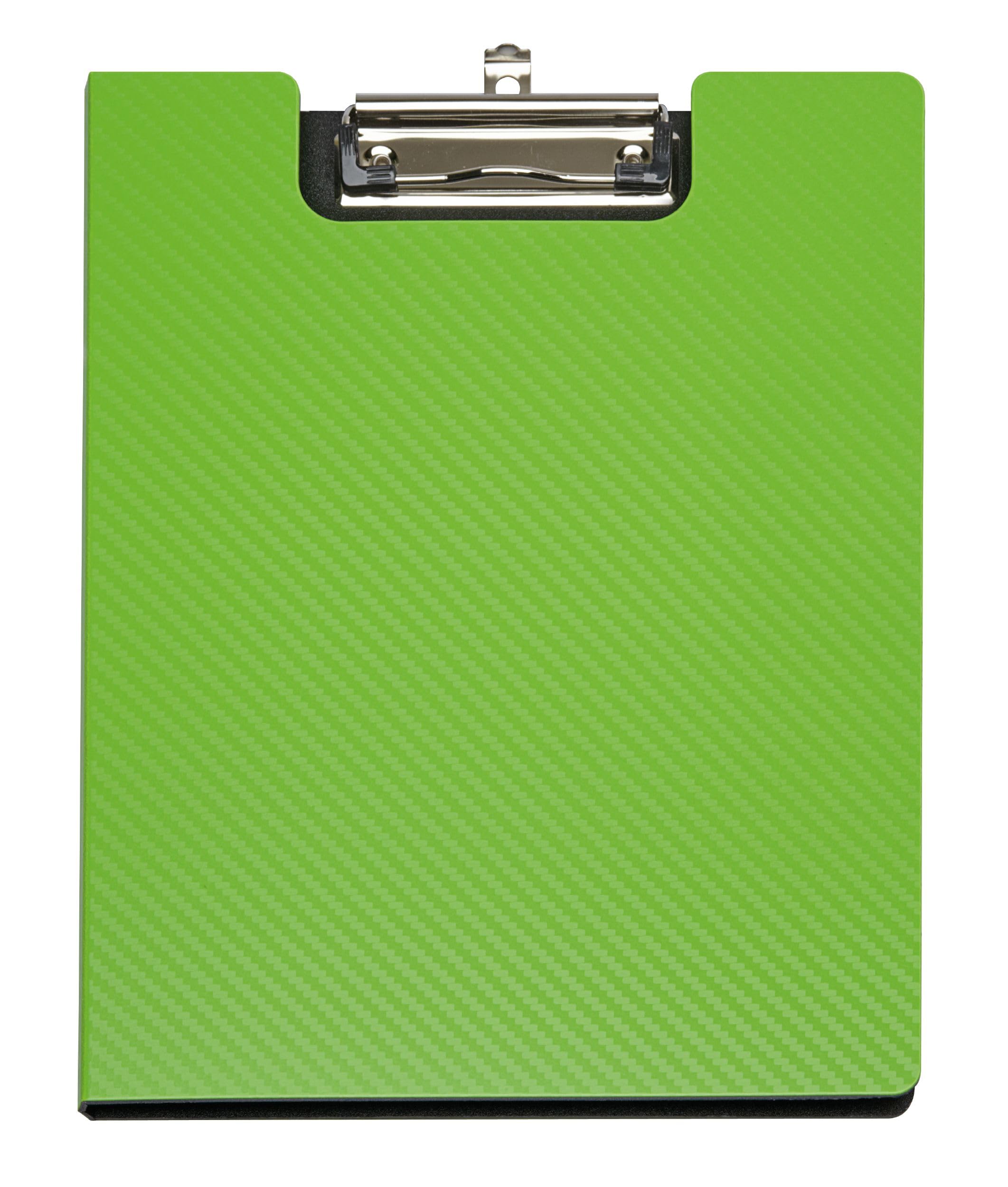Klemmbrett MAULflexx, Durable A4 Writing Tablet, Retractable Hanging Loop. Clipboard Folder 4 Schreibmappe Light Green