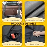 Nobleza 4 in 1 Dog Car Seat Cover Waterproof Scratch-Proof 147x145cm Black view 3