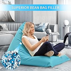 HONEHO 40 LBS Shredded Memory Foam Filling, Bean