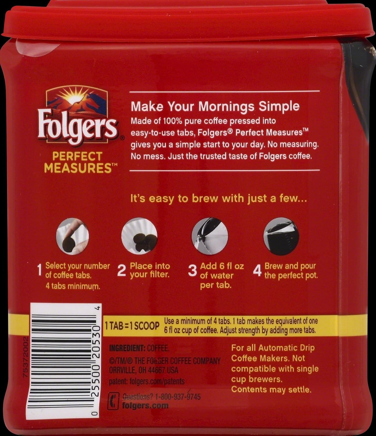 32 Folgers Coffee Ingredients Label Labels Database 2020
