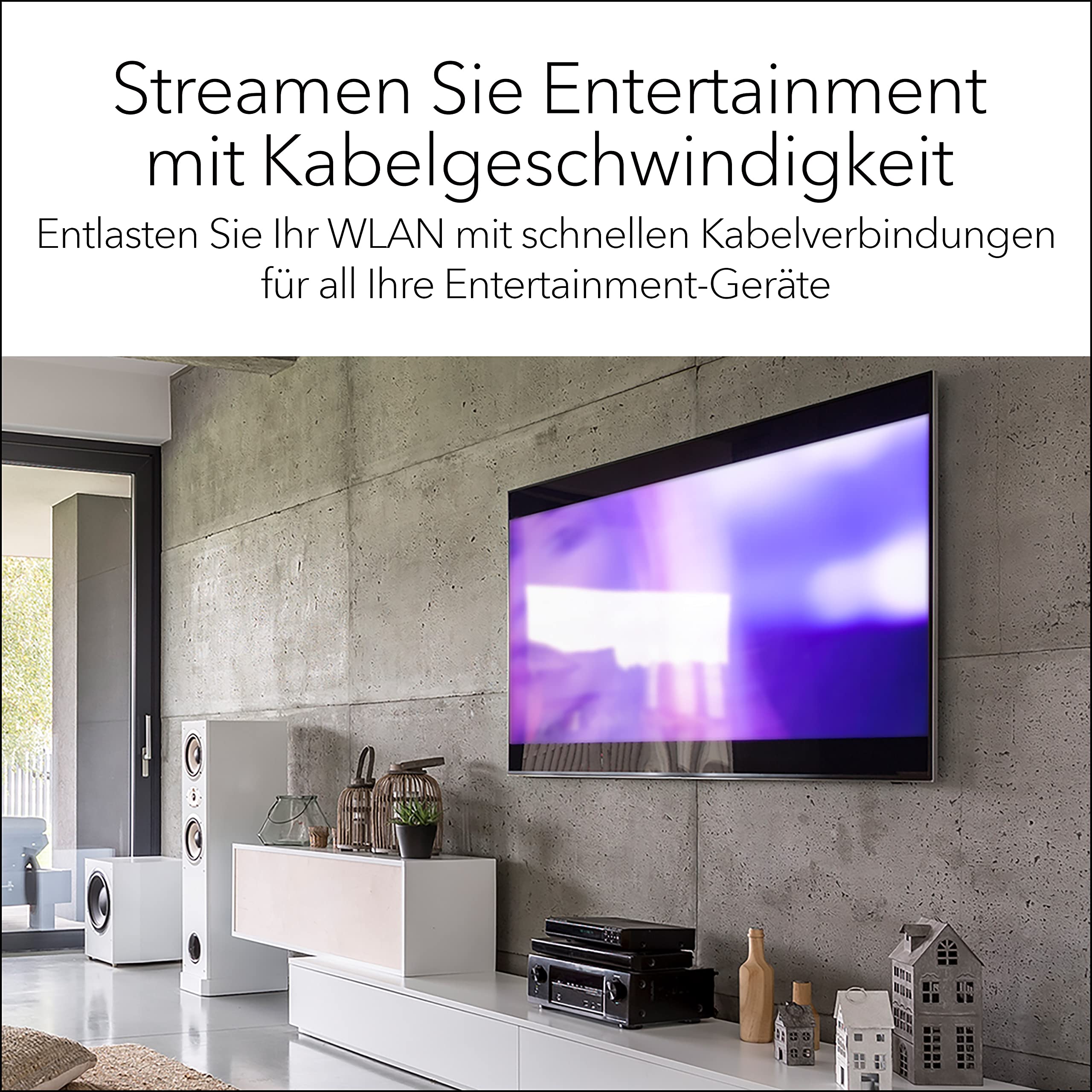 NETGEAR GS305 LAN Switch 5 Port Netzwerk Switch (Plug-and-Play Gigabit Switch LAN Splitter, LAN Verteiler, Ethernet Hub lüfterlos, Robustes Metallgehäuse), Schwarz 3