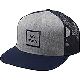 RVCA Men's Trucker Hat, Structured Hat with Stretch Mesh Back, Adjustable Snapback Closure