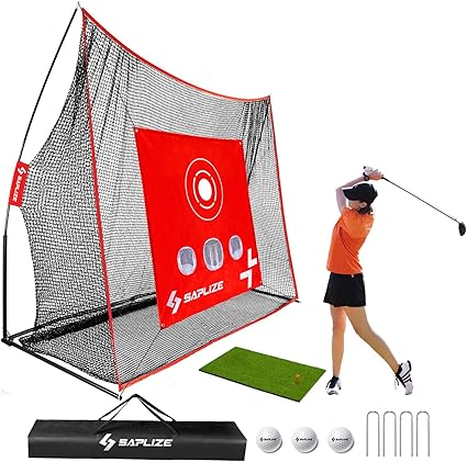 golf practice net and mat amazon