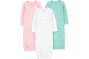 Simple Joys by Carter's baby-girls 3-pack Cotton Sleeper GownNightgown