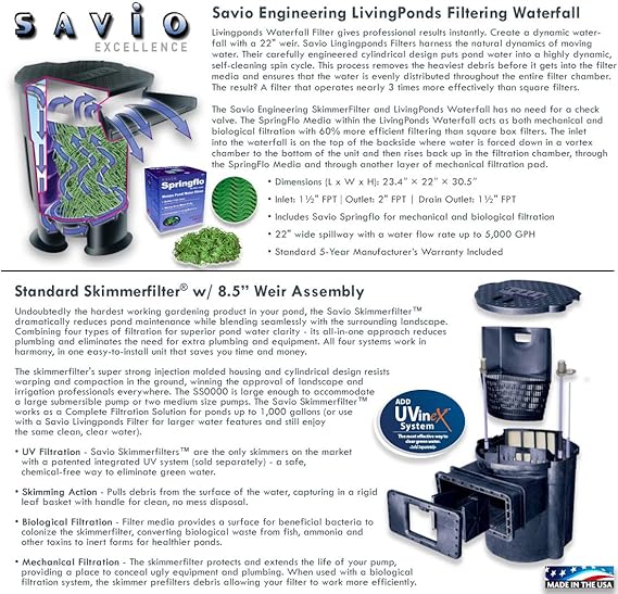 Half Off Ponds Xls0 30 X 30 Savio Signature 6100 Extra Large Epdm Pond Kit