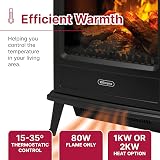 Dimplex Willowbrook Optimyst Electric Stove Fire - Black, Real Flame Effect, view 9