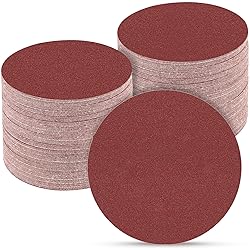 POTUINOM 5 Inch 100 PCS Sanding Disc 120 Grit,Hook