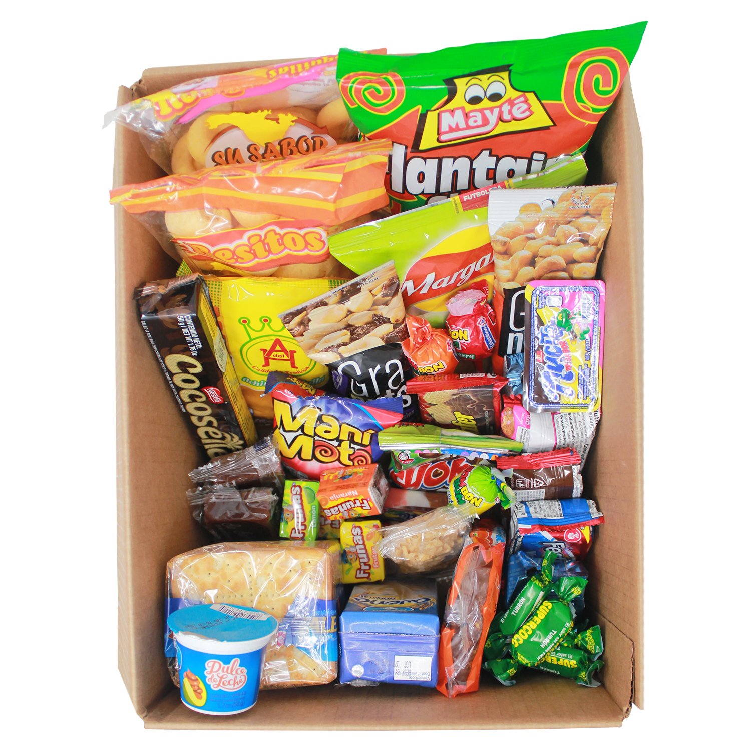 Colombian Snacks Sampler Box | Mecato Colombiano | Cookies, Chips & Candies Variety Pack | Snack Assortment Delight | 40 count / 25 different items | Weird ...