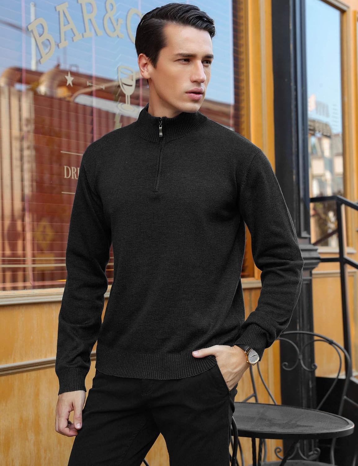 Maglia Micro pile con cerniera e collo alto uomo Be Board 9827