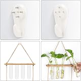 Hyindoor 2 Tier Propagation Station Glass Planter Wall Hanging Test Tubes 8pcs view 4