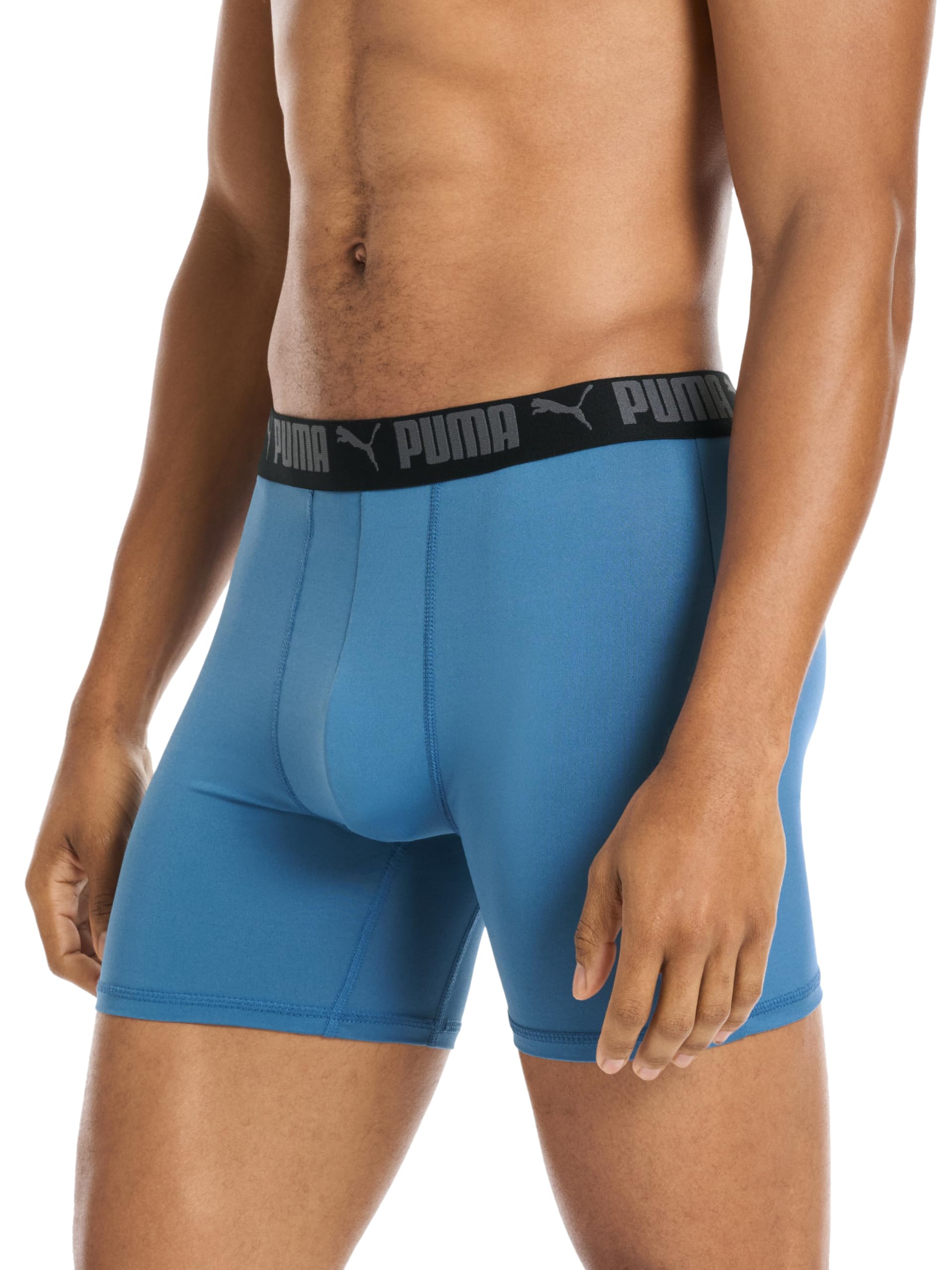 PUMA Men's 5 Pack Performance Boxer Briefs