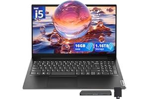 Lenovo V15 G4 IRU 15.6" FHD Laptop, Intel i5-13420H, 16GB RAM, 1.16TB Storage (1TB SSD+160GB Docking Station Set), ‎Intel UHD