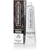 COLORCHARM Permanent Cream Hair Dye | Brown Hair Color | 100% Gray Coverage