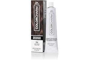 COLORCHARM Permanent Cream Hair Dye | Brown Hair Color | Medium to Golden Caramel, Cool Natural, Brunette Shades | 100% Gray Coverage | Vegan, Free of Phthalates & Parabens | 2 oz.