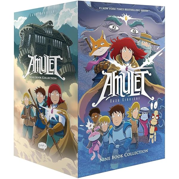 Amazon.com: Amulet #1-9 Box Set: 9781339043456: Kibuishi, Kazu: Books