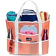 Dejaroo Mesh Beach Bag - Lightweight Tote Bag For Toys & Vacation Essentials