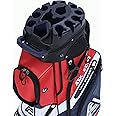 ASK ECHO T-Lock Golf Cart Bag with 14 Way Organizer Divider Top, Premium Cart Bag with Handles and Rain Cover for Men