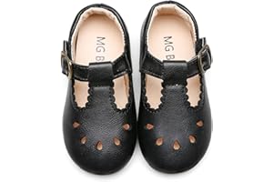 DADAWEN Girl's Classic Mary Jane School Uniform Shoes Flat Dress Shoes