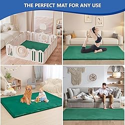 Baby Play Mat for Floor,1.3" Thick Memory foam