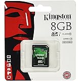 Kingston Digital 8 GB SDHC/SDXC Class 10 UHS-1 Flash Memory Card 30MB/s (SD10V/8GB)