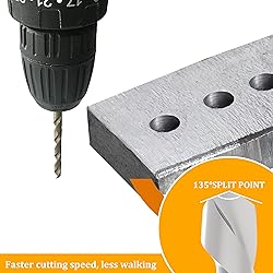 M MIMHOOY 2Pcs M35 Cobalt Drill Bits 10mm Drill Bit