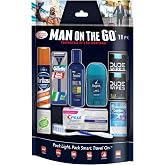 Convenience Kits International Men&rsquo;s 11 Piece Kit with Oral Care and Grooming Essentials, Featuring: Travel Size Products, Blue