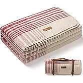 Molithe 100% Wool Blanket, 62" x 86", Warm, Thick, Military, Camping Gear | Great for Camping, Picnic, Outdoors, Travel, Cars, Sporting Events, Survival Kits