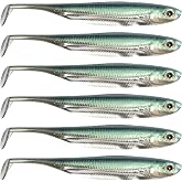 Dr.Fish Paddle Tail Swimbaits, Soft Fishing Lures for Bass Fishing 2.75-4.75 Inches, Freshwater &amp; Saltwater Soft Plastic Baits Swim Shad Bait Minnow Lures Drop Shot