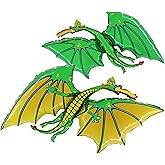 Grabo 36 Inch Green Dragon Shaped Foil Balloon - Air Or Helium