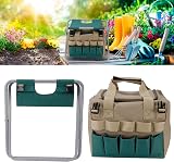 Cikonielf Folding Garden Stool Chair with Tool Bag for Camping & Gardening view 5