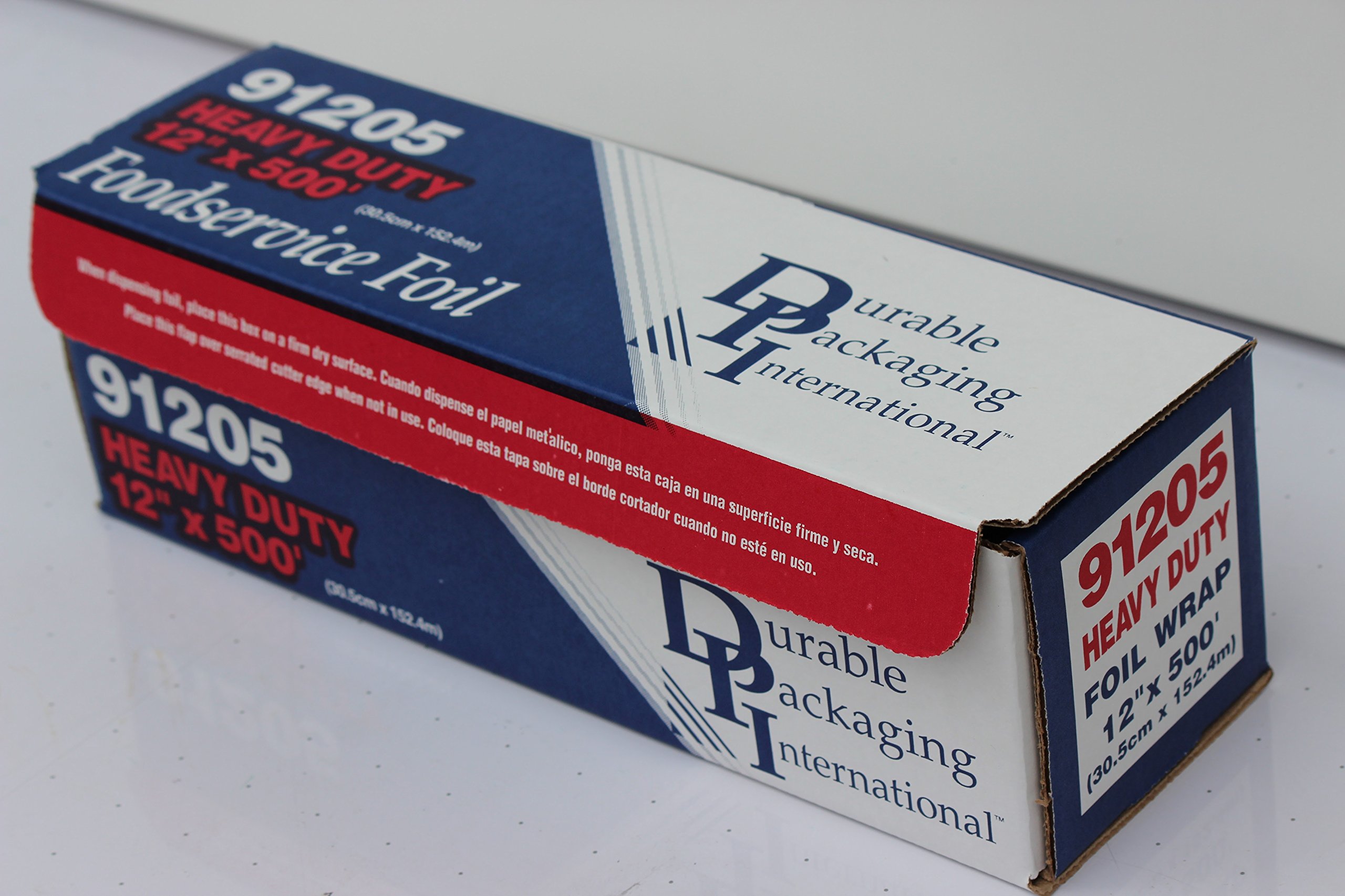 Durable Heavy Duty Aluminum Foil Roll, 12 Width x 500' Length