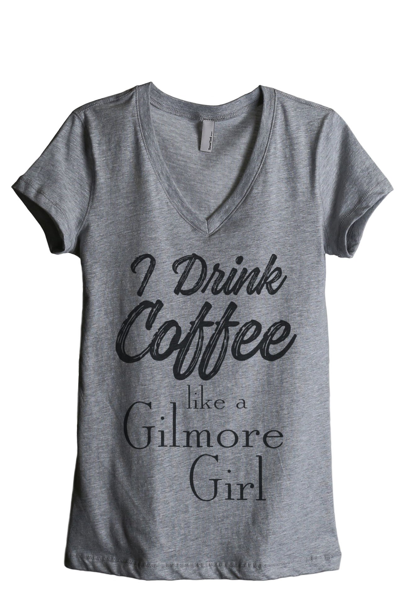 Thread Tank Drink Coffee Gilmore Girl Relaxed Tee T Shirt