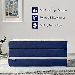 JINGWEI Folding Mattress, Tri-fold Memory Foam