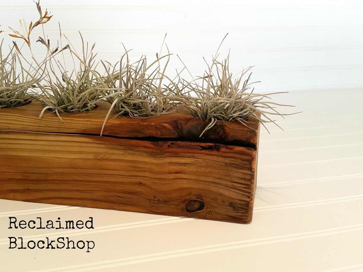 Amazon Com Reclaimed Wood Air Plant Holder Handmade