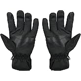 Heat Logic Thermal Winter Gloves, Touchscreen Compatible with Fleece Lining For Cold Weather, Water-Resistant Hiking Gloves