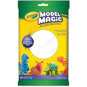 Crayola Model Magic White, Modeling Clay Alternative, 4 oz