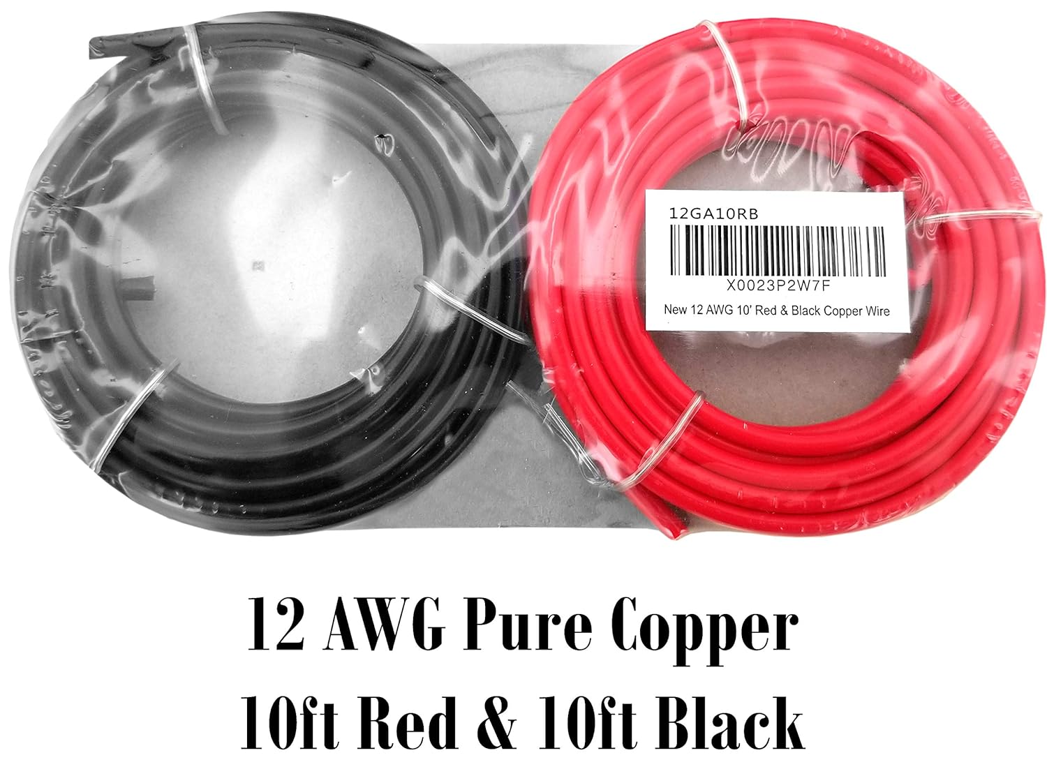 GS Power 12 AWG (American Wire Gauge) Pure Copper Primary Wire for Car Audio Speaker Amplifier Remote 12 Volt DC Automotive Trailer Harness Hookup Wiring. 10 feet Red 10 ft Black Combo: Industrial & Scientific