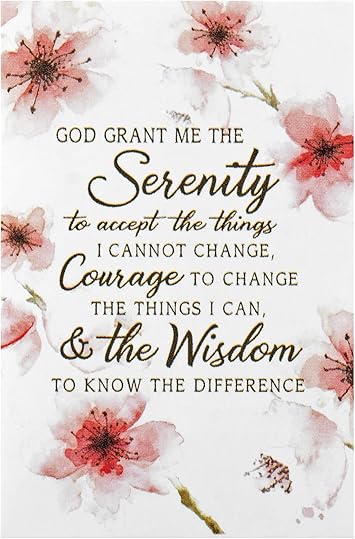 Amazon.com : Serenity Prayer Courage Wisdom Mini Cardstock ...