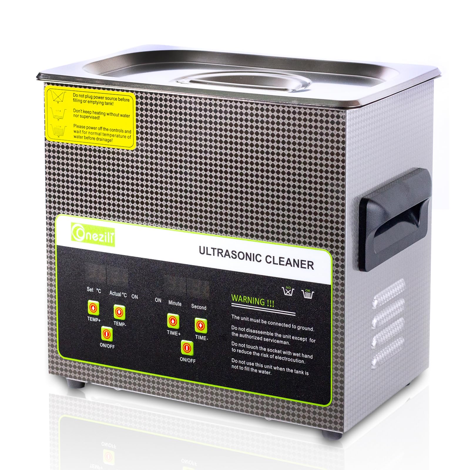 ONEZILI Ultrasonic Cleaner 3L, Upgraded Deep